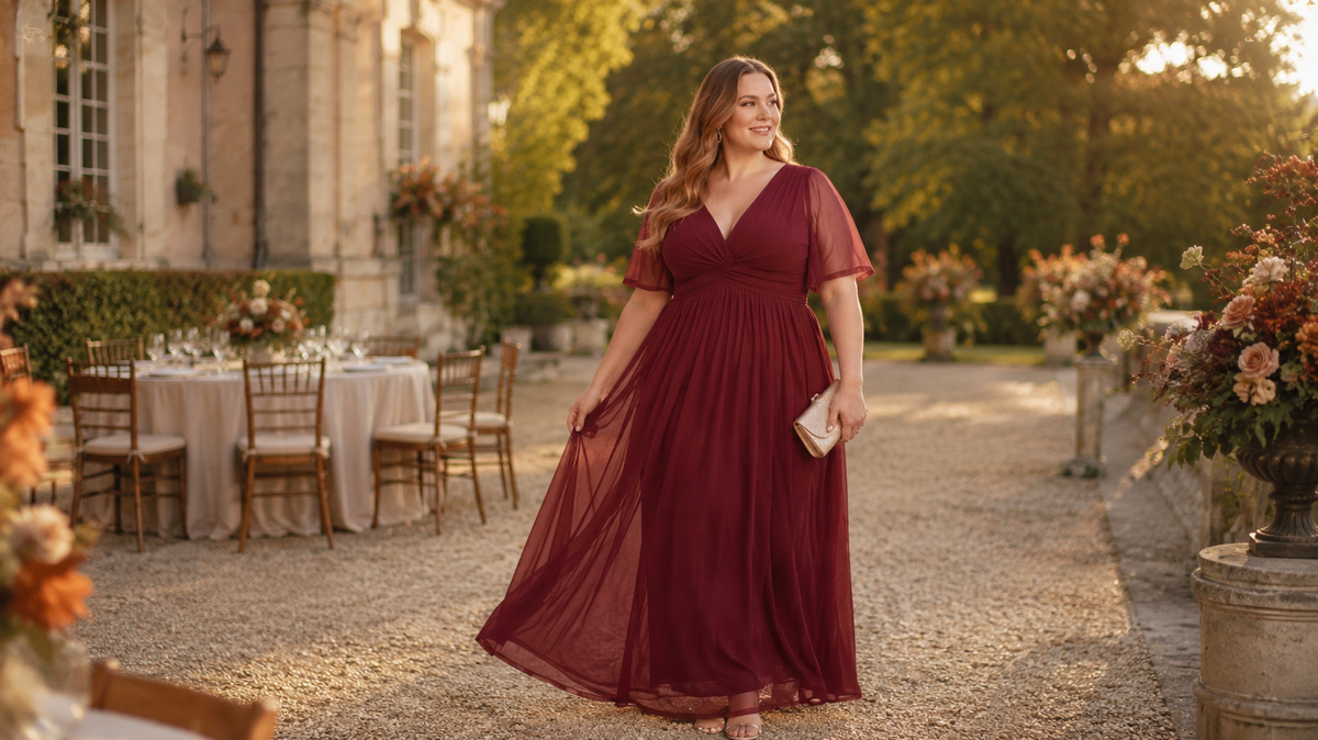 What to Wear to a Fall Wedding: A Plus-Size Guest Guide