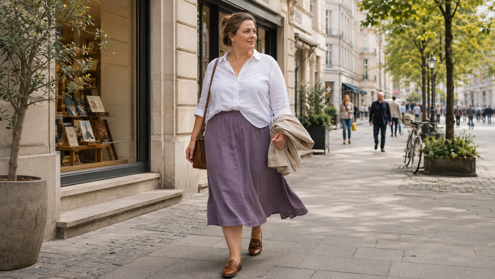 How to Style Plus-Size Skirts From Summer Into Autumn